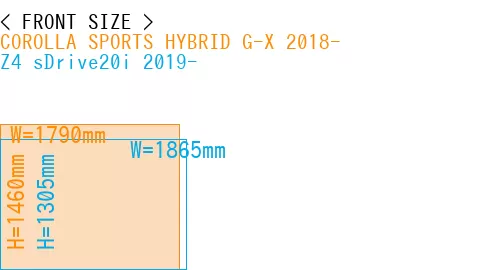 #COROLLA SPORTS HYBRID G-X 2018- + Z4 sDrive20i 2019-